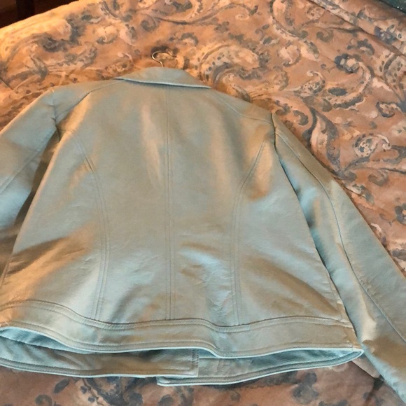 INC vegan leather moto jacket - Picture 3 of 6